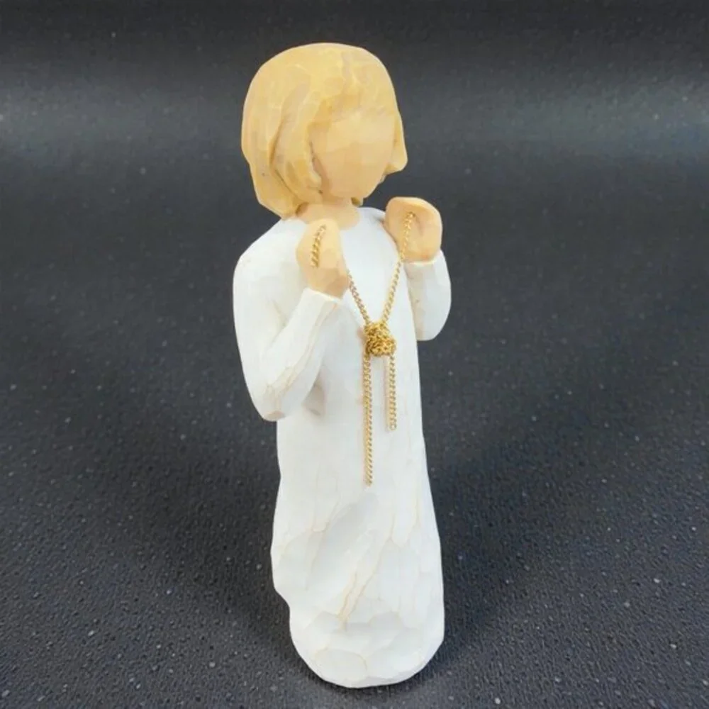2008 Willow Tree Demdaco Truly Golden Resin Figurine Decorative Figure Angel VTG